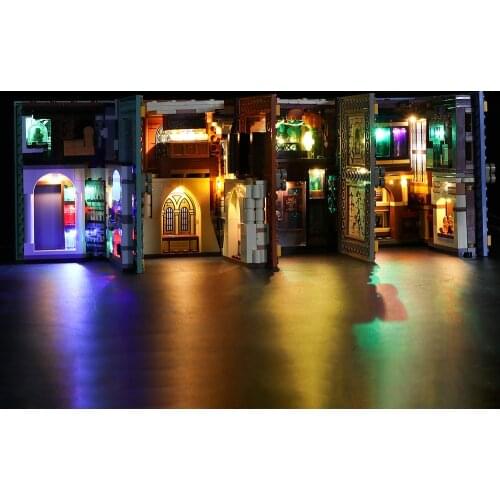 LED lighting kit for 76382 76383 76384 76385 series Hogwarts Moment bricks lighting toys（Only LED Light, No Kit