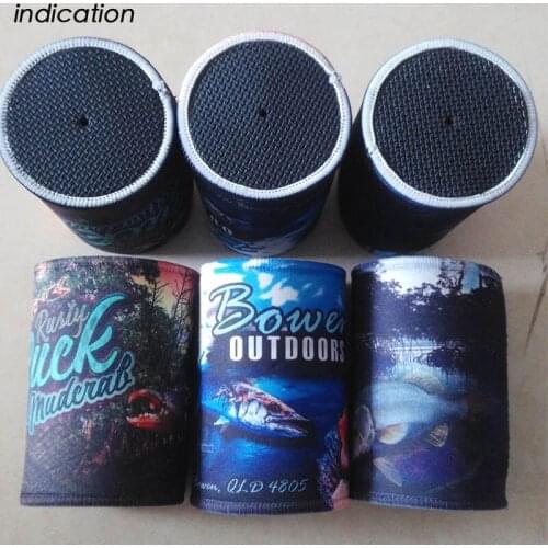 200pcs Custom Design Stubby Holder Neoprene Beer Bottle Cooler For Bar Thermos Insulated Bag Waterproof Ice Packs Beer Can Cover