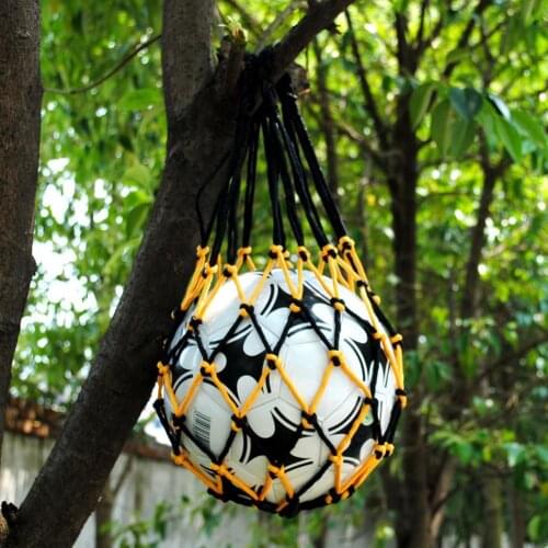 Portable Basketball Football Soccer Volleyball Carry Mesh Net Bag for 1 Ball
