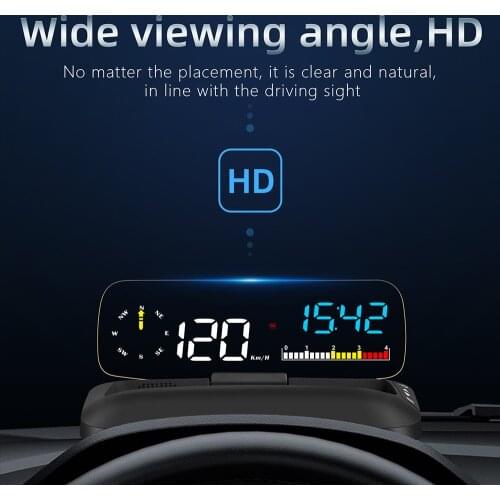 Navigation Gauges HUD Speed Projector OBD2 GPS Dual Car System Head Up Display On-board Computer Auto Alarm Smart Gadget