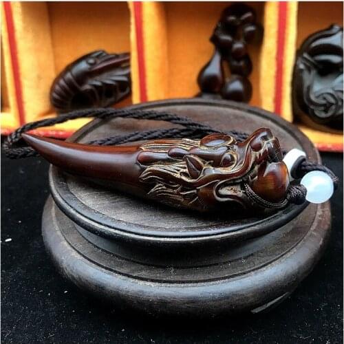 Natural horn faucet top hand carved handlebars pendant ornaments solid stationery