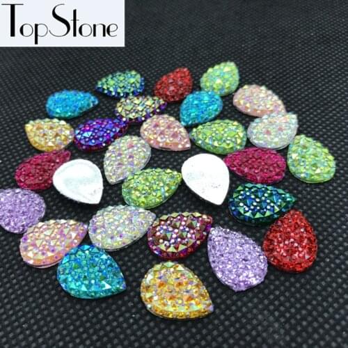 All Colors AB Crystal Resin Acrylic Teardrop flatback Rhinestones 10x14mm,13x18mm 18x25 Scrapbooking crafts Jewelry Accessories