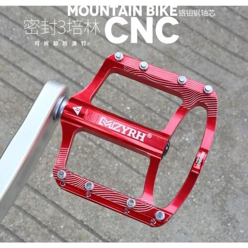 Ultralight Mountain Bike Pedals Non-Slip Bike Pedals Platform Bicycle Flat Alloy 3Sealed Bearings Pedals for Road MTB Fixie Bike