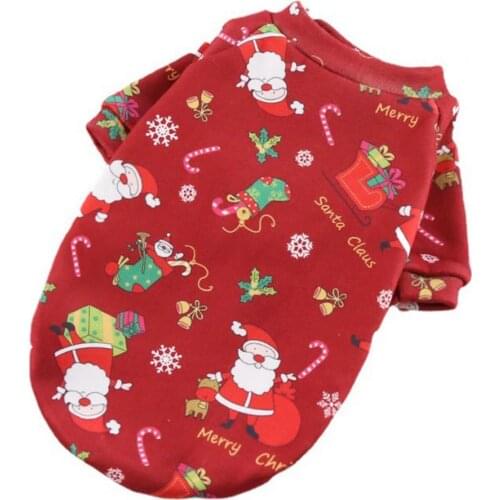 Universal Puppy Christmas Costume Warm Comfortable Polyester Stylish Christmas Costume Clothing for Autumn Winter Plus Size