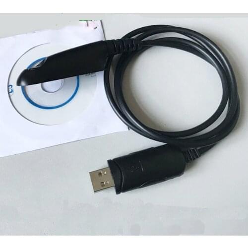 USB programming cable for motorola gp328,gp338,gp340 two way radio walkie talkie with CD driver