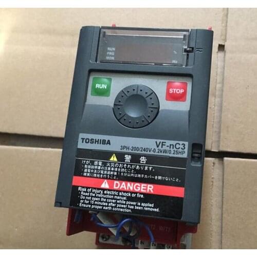 VFNC3-2002P 200V 0.2kw INVERTER , used one , 90% appearance new , test goods , free shipping
