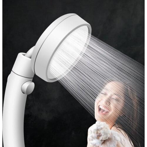 Japan rain booster shower head with switch universal showerhead bathroom water heater shower head set