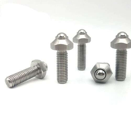 1pcs M10x40/50mm Length Head lock Angle seat type Hexagon locking bolt Ball types Support Allen bolt 304 stainless steel