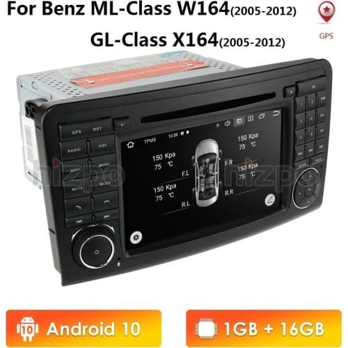 IPS Android 10 Car DVD Player for Mercedes Benz ML W164 ML350 GL X164 ML320 ML300 GL450 Multimeida GPS Stereo AutoRadio Radio