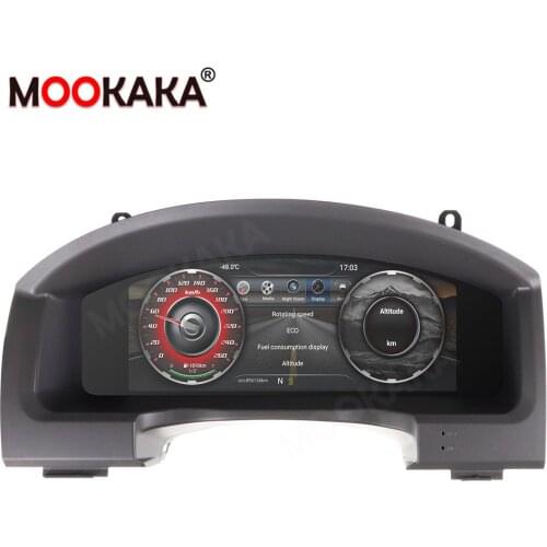 12.3'' Car LCD Cluster Instrument Multimedia Player Dashboard Modification For Toyota Land Cruiser 200 2008-2019 GPS Navigation