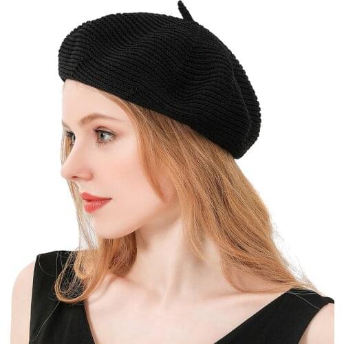 Beret female summer linen thin section breathable painter hat women Korean version of the wild small fresh retro art pumpkin cap