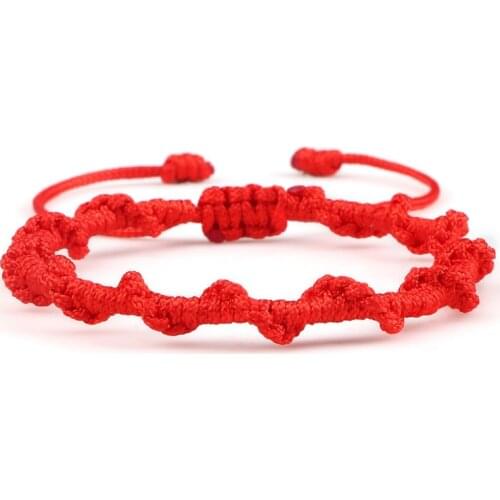 Handmade Lucky Red String Bracelet for Women Men Couple Charm Adjustable Braided Knots Rope Bracelets Friendship Fashion Jewelry