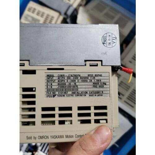 CIMR-J7AZB0P4 220V 0.55KW inverter , used in good condition . 80% appearance new , good working , free shipping