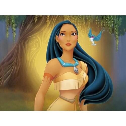 Disney Full Square/Round 5D DIY Diamond Painting Pocahontas Diamond Embroidery Cross Stitch Mosaic ChrismasGift