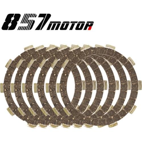 1 SET 6PCS Motorcycle Clutch Disc Friction Plates for YAMAHA TZR125 FZR250 FZ400 TZR 125 FZR 250 FZ 400