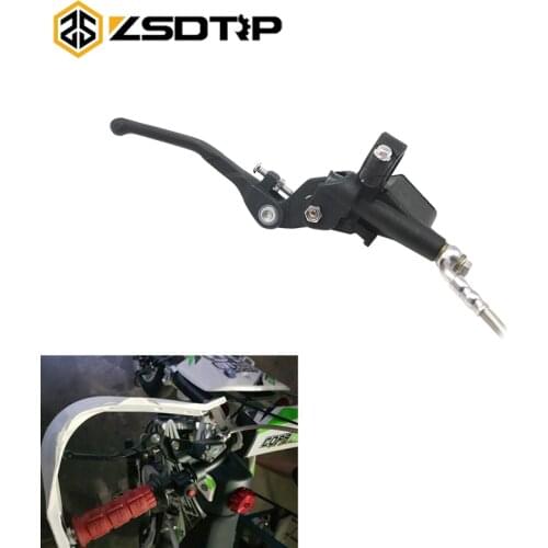 ZSDTRP Hydraulic Clutch 1200mm Silver Lever Master Cylinder Fit Vertical Engine Off Road Motorcycle Dirt Bike Motocross