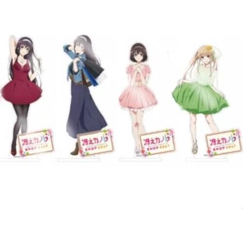 Hot Anime Saekano: How to Raise a Boring Girlfriend Acrylic Stand Figure Model Table Decor Megumi Kato Sawamura Spencer Eriri
