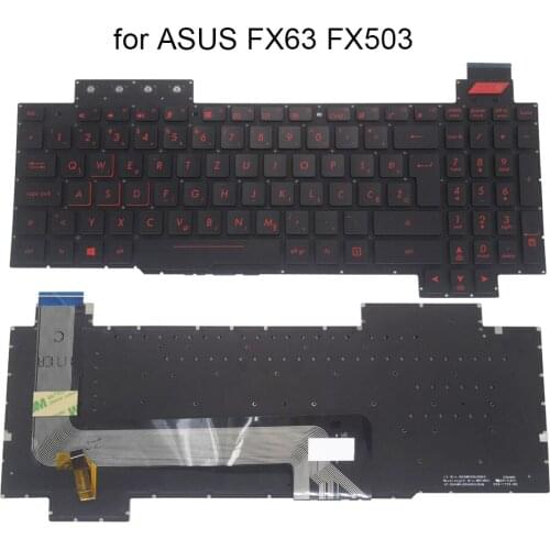Croatian Backlit Keyboard for Asus ROG Strix FX503 FX503V FX503VD WH51 FX503VM NS52 WB gaming laptop Keyboards sales Genuine New