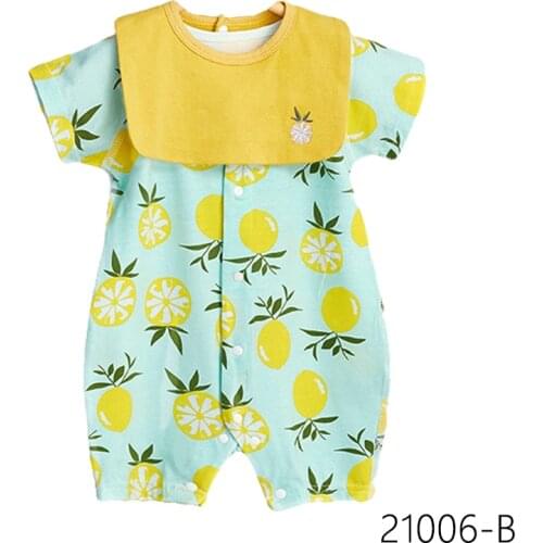 Newborn Baby summer rompers 100% Cotton Infant Body Short Sleeve baby Jumpsuit Cartoon ropa bebe Baby Boy Girl clothes