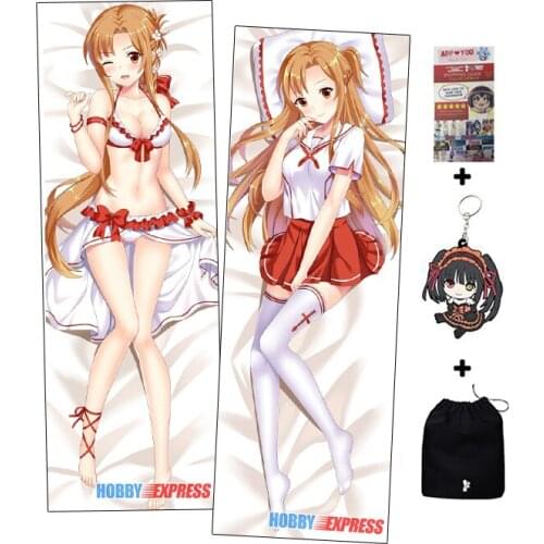 Hobby Express Dakimakura Japanese Otaku Waifu Hugging Body Pillow Cover Asuna Yuuki SAO ADP811027