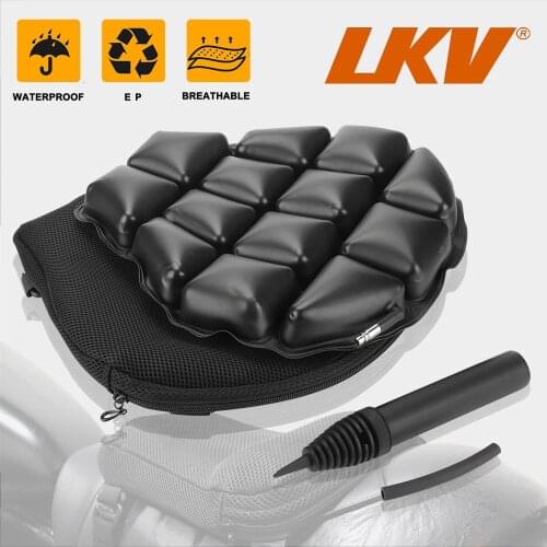 LKV Air Pad Motorcycle Seat Cushion Cover Universal For Z900 CBR650R TMAX500 530 S1000RR R1200GS R1250GS MT07 MT09 KTM Duke390