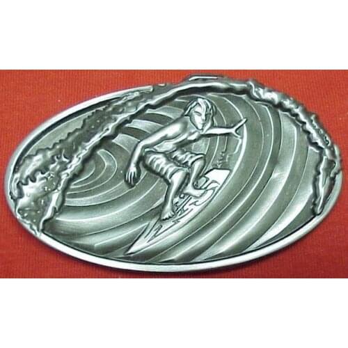 Low price custom belt buckles wholesale Surfer Belt Buckle hot sales metal buckle for belt cheap Surfing Belt Buckle