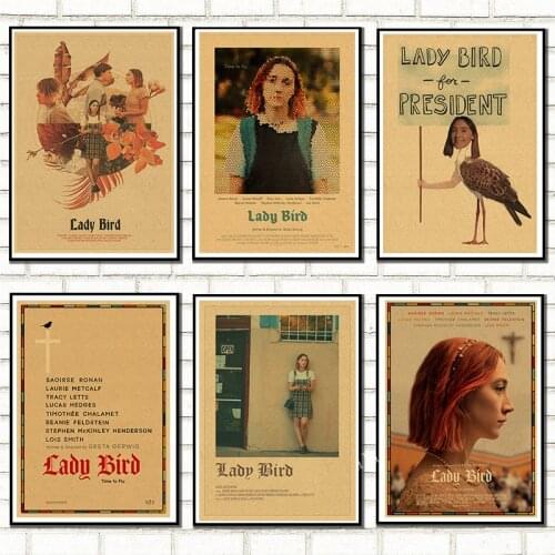 Lady Bird Retro Oscar Movie Poster / Kraft paper poster /bar/cafe Decoration poster