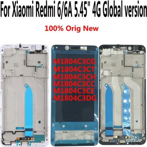 Shyueda Orig New For Xiaomi Redmi 6 6A 5.45" M1804C3CG M1804C3CT M1804C3CH M1804C3CE M1804C3DG Front Middle Housing Frame Bezel