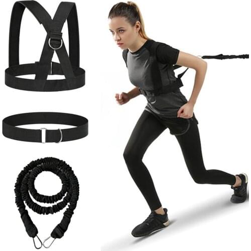 Fitness Double Pull Resistance Rope Set Sport Physical Training Band Rope Speed Strength Training For Boxing Soccer Basketball