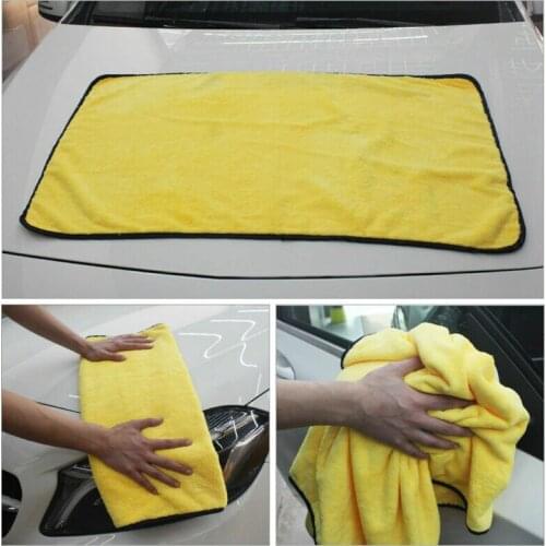 Super Absorbent Car Wash Cloth Microfiber Towel Cleaning Drying Cloths Rag Detailing Car Towel Car Care Polishing 4 Size