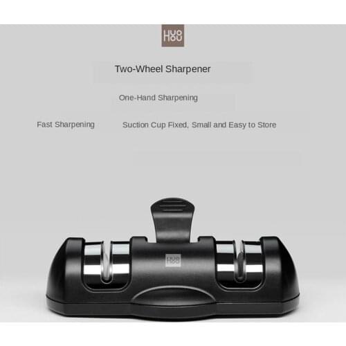 Kitchen Knife Sharpener Professional Adopts suction cup design , Ceramic Meticulous Grinding Wheel