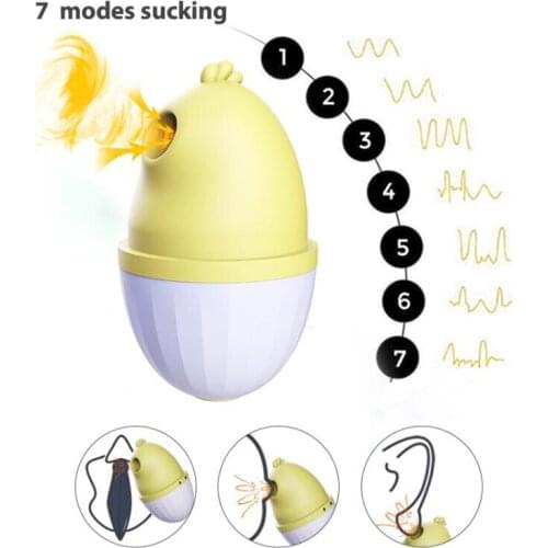 Magic Chick Sucker 7 Mode Suction Jumping Eggs Pocket Bullet Sex Toys Nipple Flirting Suck Pump Clitoris Stimulation Vibrators