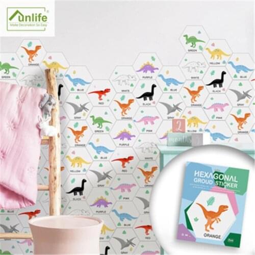 10pcs/Set Cartoon Dinosaur Floor Sticker Nursery Kids Room Decor PVC Waterproof DIY Wall Decals Twill Skid-proof Film Art Mural