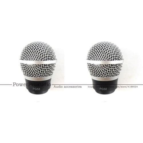 2pcs Replacement Cartridge Capsule Head for Shure RPW110 PG58 Wireless Microphone