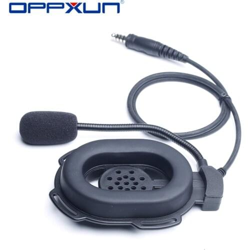 2021 Z Tactical Bowman Elite II Headset with U94 PPT Walkie Talkie Earphone for Two Way Ham Radio Kenwood 2pin Pin Baofeng UV-5R