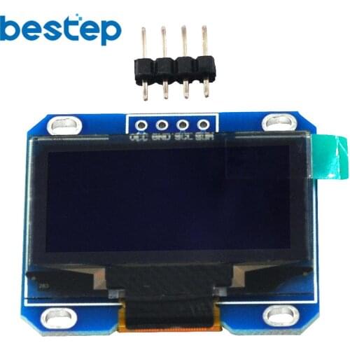 4PIN 1.3" 1.3 inch IIC I2C Serial 128x64 SSH1106 OLED LCD Display White/Blue Screen Module for Arduino 12864 LCD Screen Board