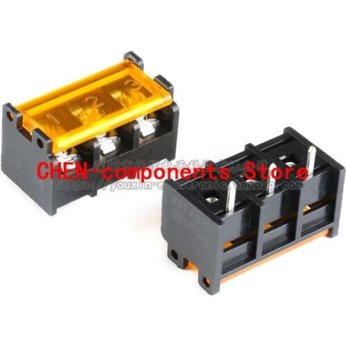 5pcs HB-9500 2P/3P/5P/6P/7P/8P/9P/10P with cover 9.5MM fence type terminal block