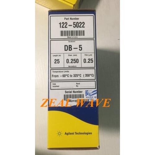 Agilent Gas Capillary Chromatography Column DB-5 25m 0.25mm 0.5um 122-5022
