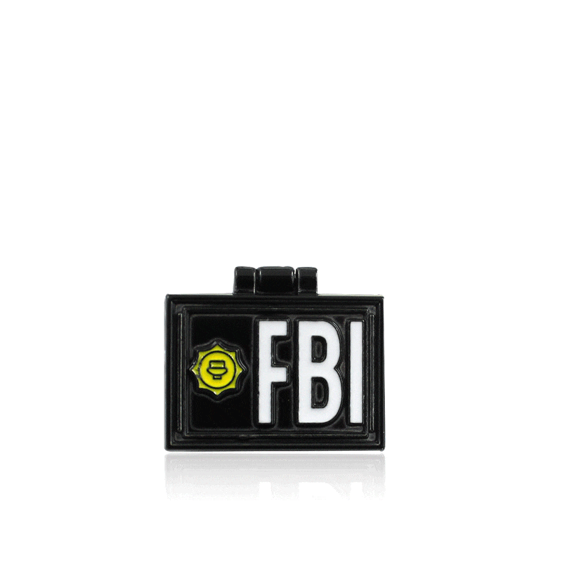 Simpsons Brooch X-Files FBI Fox Mulder ID Card Enamel Pin Lapel pins Badges For Package Clothing Jewelry Gifts For Women Men
