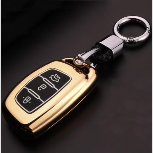 Car Key Case For Hyundai Tucson I10 IX25 IX35 I20 I30 I40 hb20 Santa Fe Creta Solaris Verna Mistra Elantra Car Accessories Auto