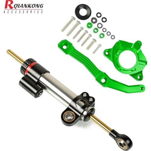 For Kawasaki Z1000 Z 1000 ABS 2011-2016 2017 2018 Motorcycle Adjustable Steering Damper Stabilizer Bracket Mounting Support Kit