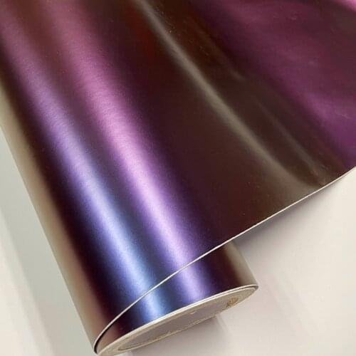 50x200/300cm DIY Car Body Film Carbon Fiber Film Two Layer Vinyl Film Chameleon Pearl Car Vinyl Sticker Purple Blue