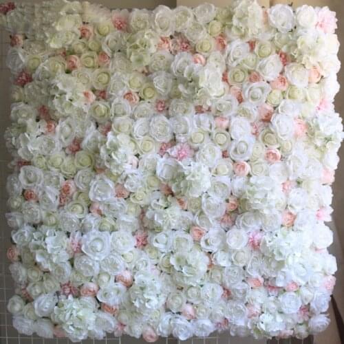 Hot Sale Upscale Wedding Backdrop Centerpieces Flower Panel Rose Hydrangea Flower Wall Party Decorations Supplies 24pcs/lot