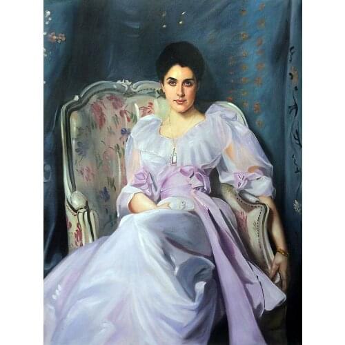 Beautiful Woman Oil Painting John Singer Sargent of Lady Agnew of Lochnaw, 1892-93 Painting Portrait Handmade 100