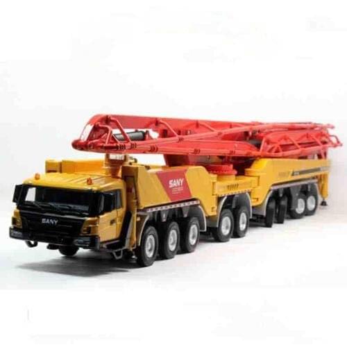Collectible Alloy Model Gift 1:50 SANY 86m Concrete Pump Truck Engineering Machinery DieCast Toy Model Display,Decoration