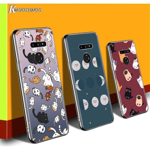 Cats funny for LG W20 W10 V50S V60 V40 V30 K41S K51S K61 K50S K40S K30 Q60 Q8 Q7 Q6 G8 G7 G6 ThinQ Phone Case