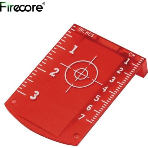 FIRECORE Laser Target Card Plate for Red Laser Level (FLT20R)