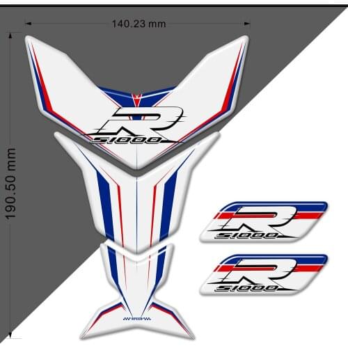 For BMW S1000R S 1000 R Tank Pad Decal Stickers Side Gas Knee Protective Motorcycle Anti Slip 2014 2015 2016 2017 2018 2019 2020
