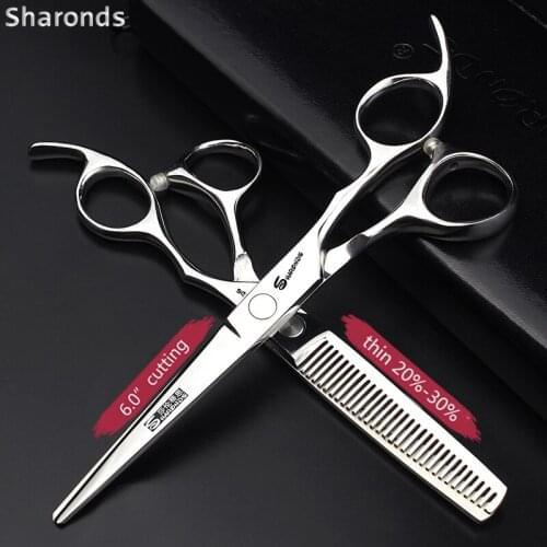 Scissors 6 inch professional hairdressing scissors hair stylist tooth scissors thinning scissors fish bone cutting hair salon