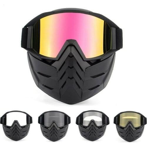Single double ski detachable mask outdoor riding motorcycle off-road motorcycle goggles ATV MX off-road off-road bicycle glasses